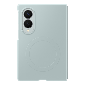 Coque magnétique en silicone (+ film de protection anti-reflets) pour Galaxy Z Fold8 Front3 Pistachio 