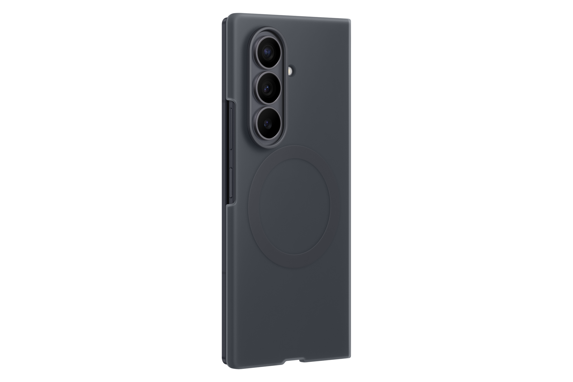 Coque magnétique en silicone (+ film de protection anti-reflets) pour Galaxy Z Fold8 Ultra Dynamic Graphite 