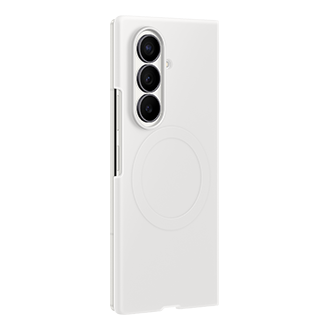Coque magnétique en silicone (+ film de protection anti-reflets) pour Galaxy Z Fold8 Ultra Dynamic Cream 