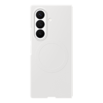 Coque magnétique en silicone (+ film de protection anti-reflets) pour Galaxy Z Fold8 Ultra Front3 Cream 