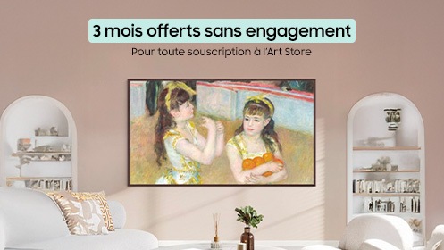 3 mois offerts pour toute souscription à l'Art Store !
