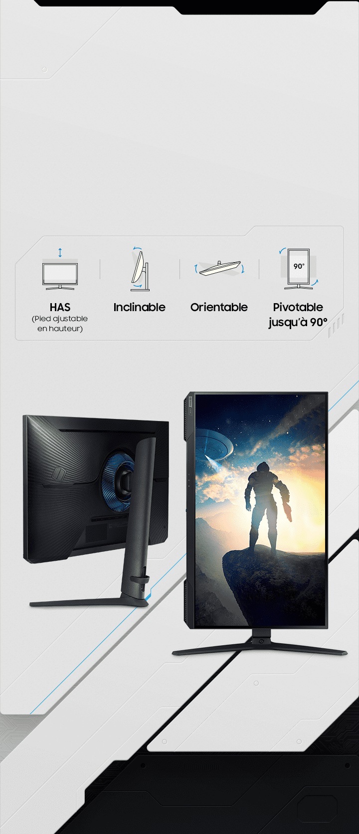 Samsung - Odyssey G5 Gaming Monitor - Moniteur PC - Rue du Commerce