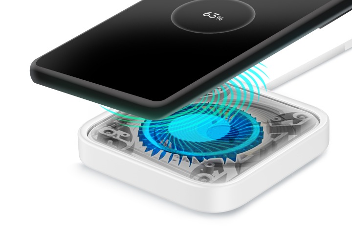 Chargeur Sans Fil, Chargeur Induction 15W Charging Pad Pour Iphone 14