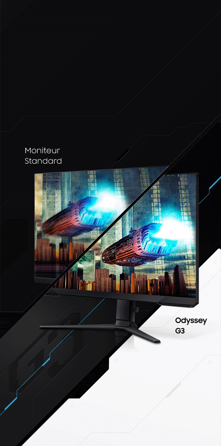 Le Samsung Odyssey G3 est un écran PC performant (165 Hz) et pas cher (159  €)