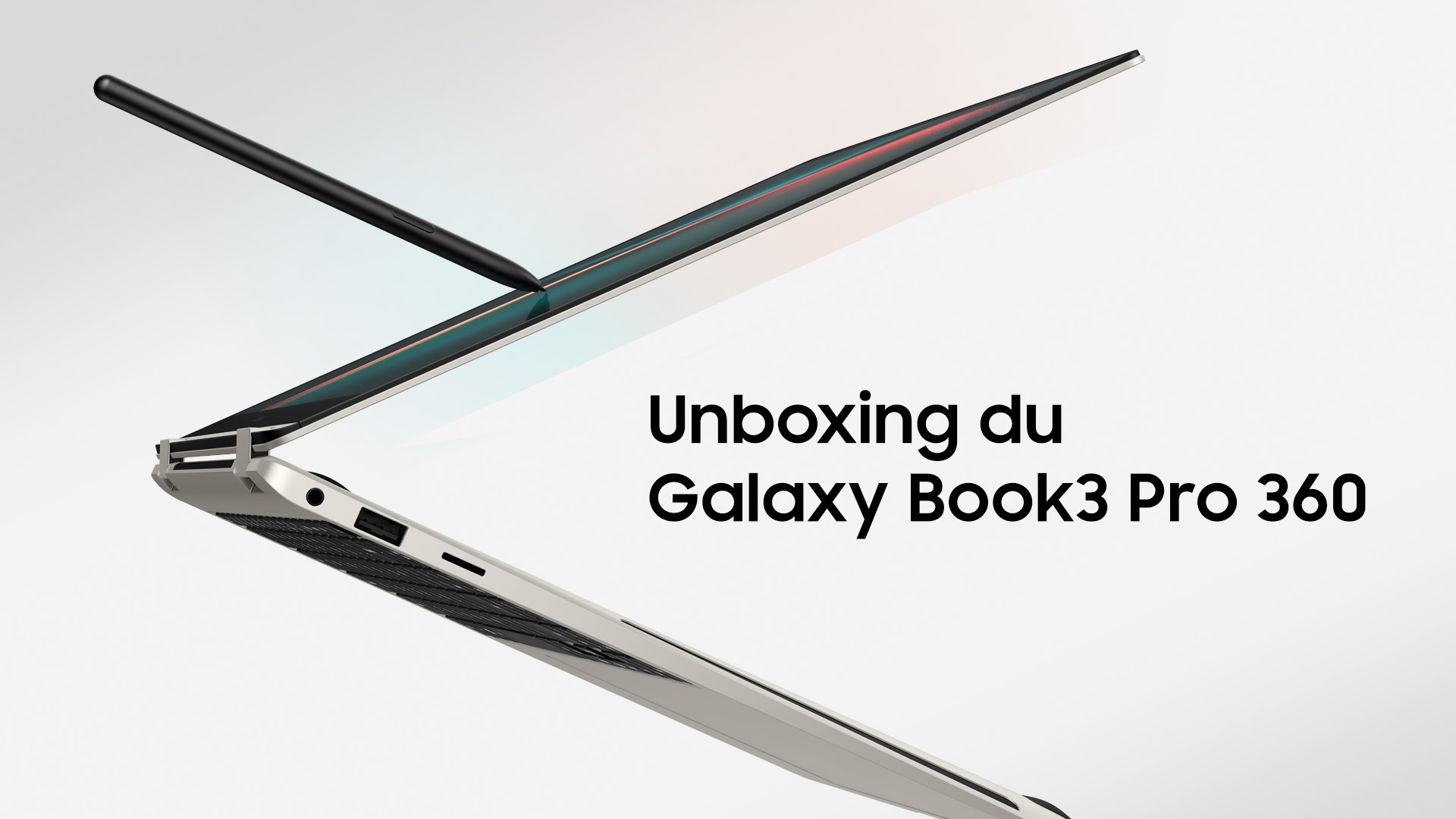 Unboxing of the Galaxy Book3 Pro 360