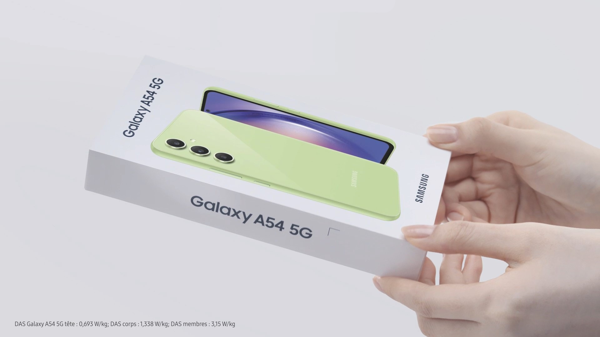 Unboxing do Galaxy A54 5G