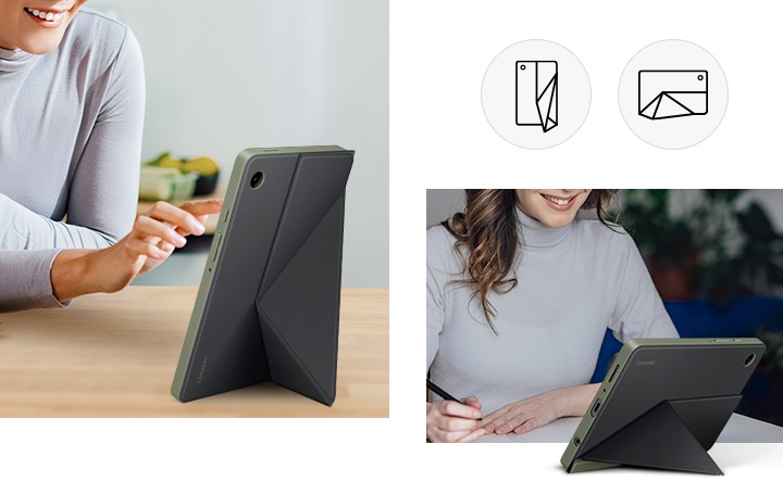 Coque Smart Noir Premium pour Samsung Galaxy Tab A9+/ A9 Plus 11