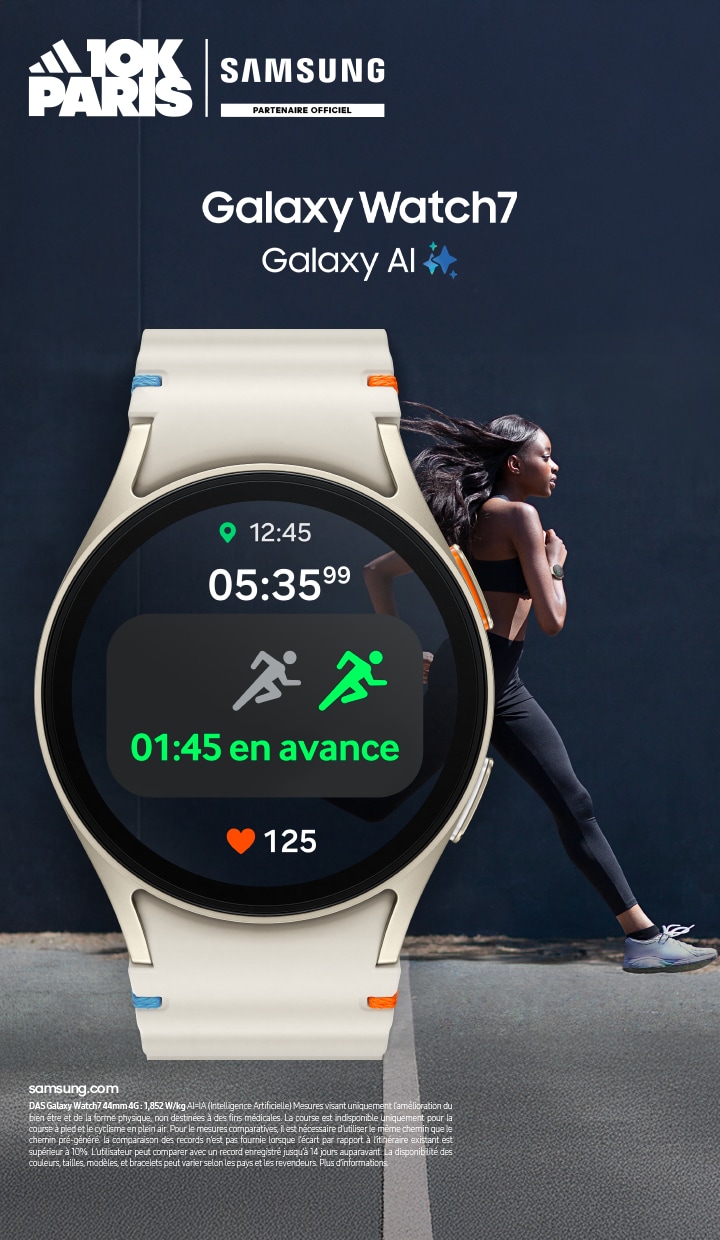 Galaxy Watch7 40mm Verte SM-L300NZGAXEF Samsung FR