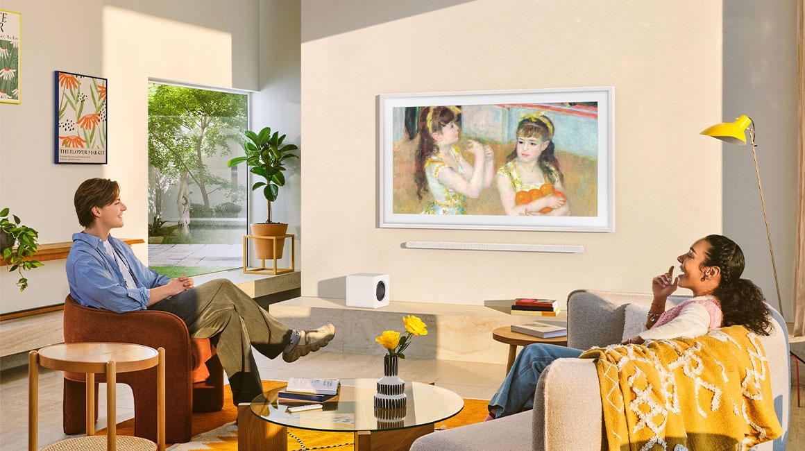 Dalle mate QLED : la qualite d'image d'un tableau