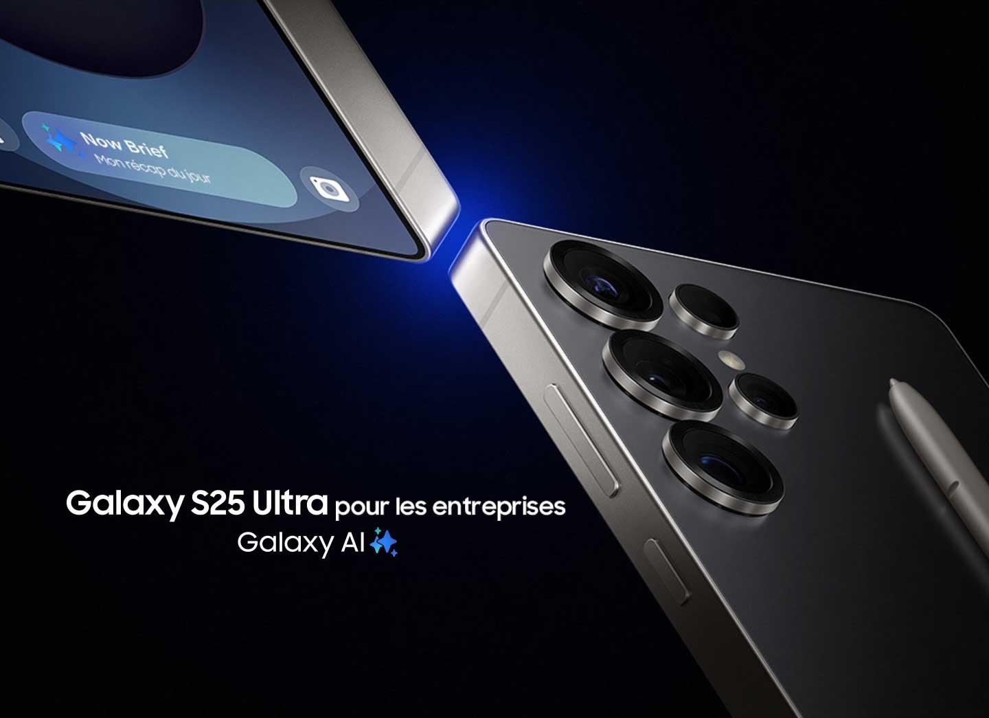 Galaxy S25 Ultra Noir Titane 256Go | Galaxy AI | Samsung Pro FR