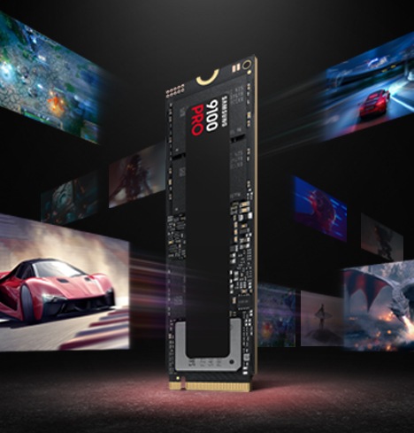 SSD Interne 9100 PRO PCIe® 5.0 x4 - 1 To (MZ-VAP1T0BW) | Samsung FR