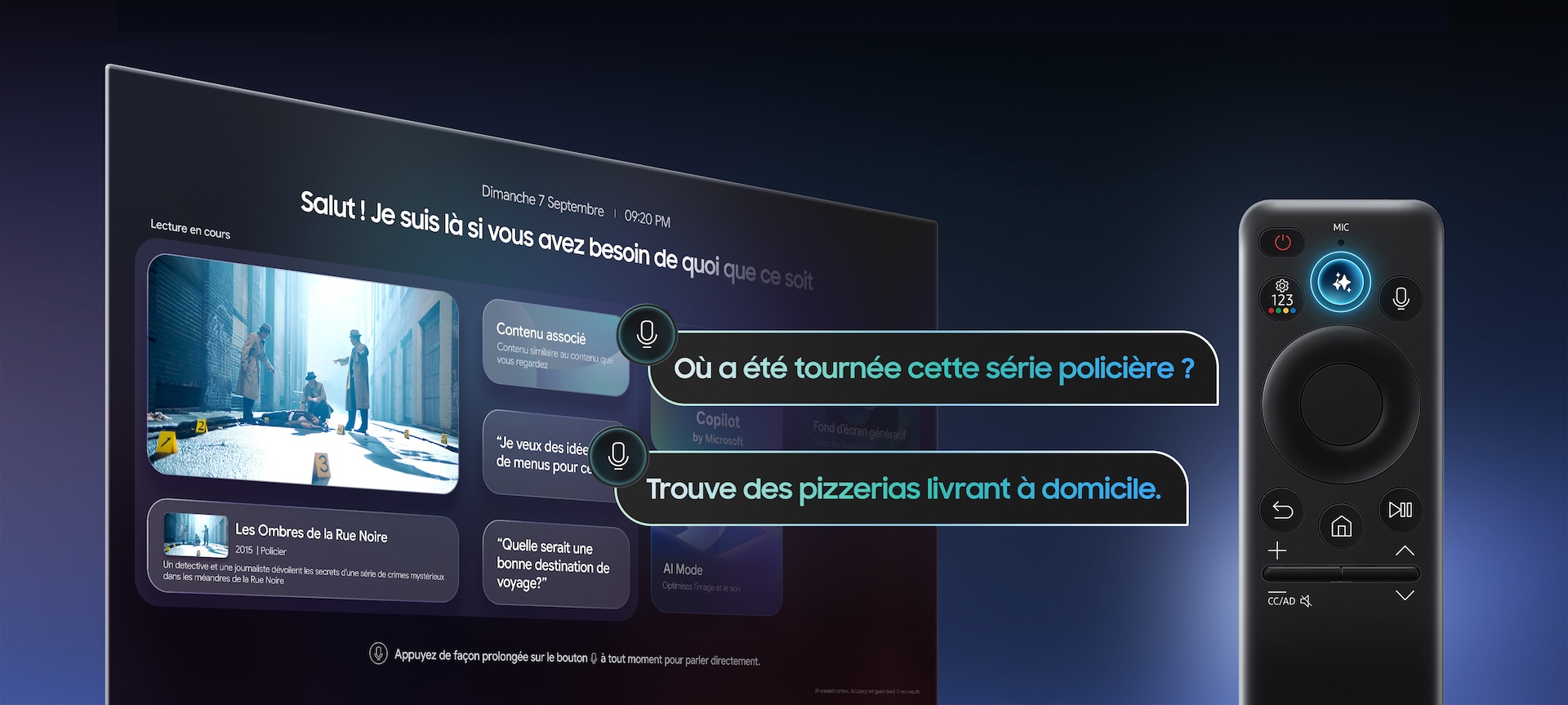 Demandez ce que vous voulez à votre assistant intelligent