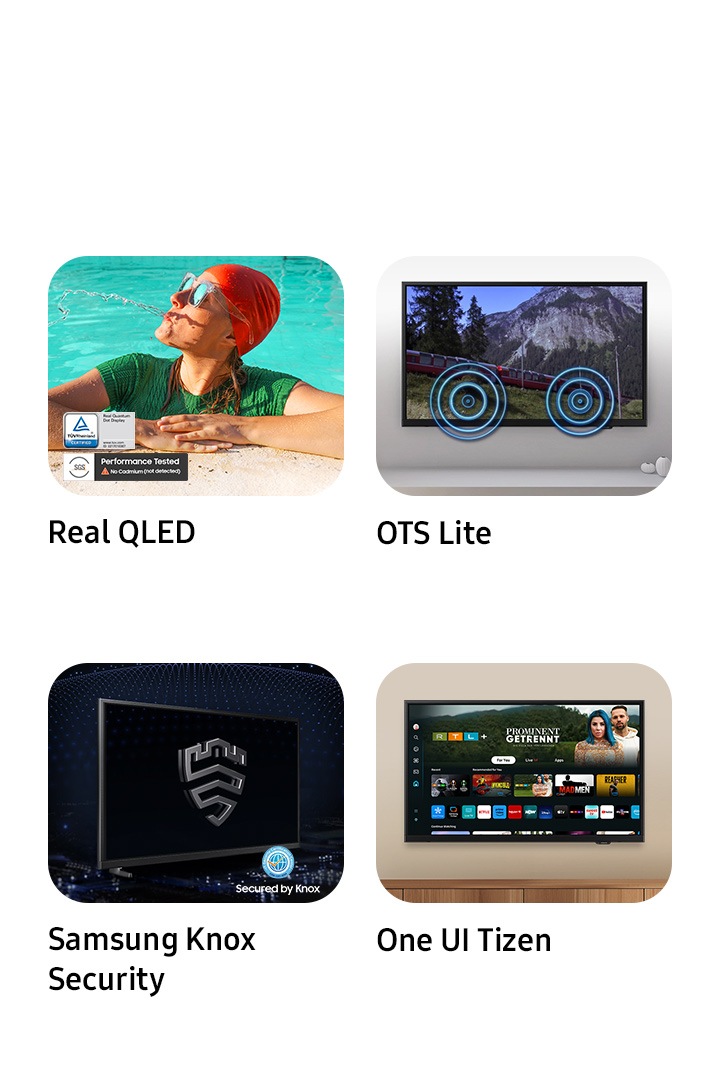 Des couleurs authentiques, une technologie QLED