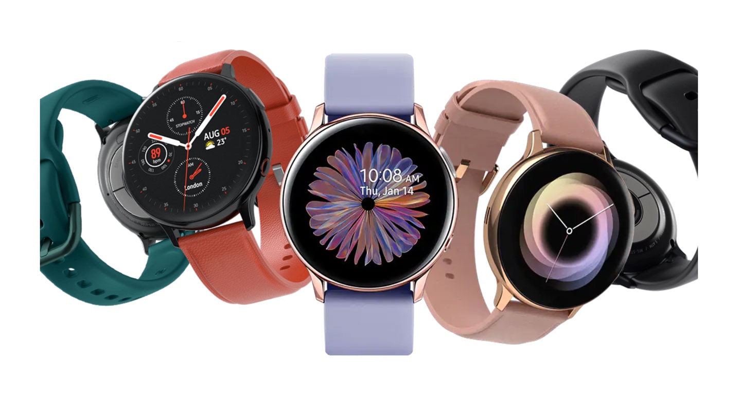 Montre connectée discount samsung rose gold