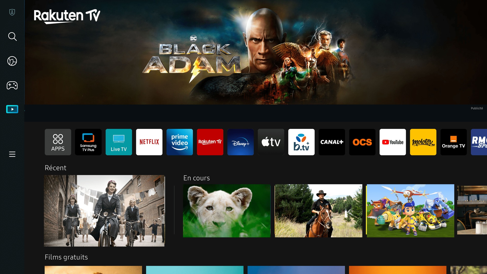 Smart TV Homepage