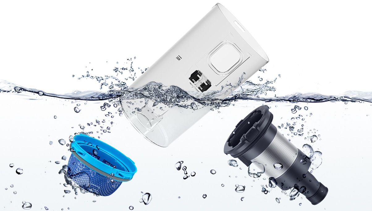 Réservoir à poussière nettoyable