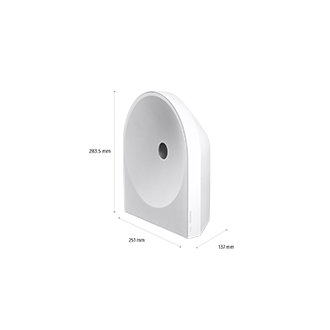 Music Studio 5 HW-LS51H Wi-Fi Bluetooth (2026) Blanc - Dimensions