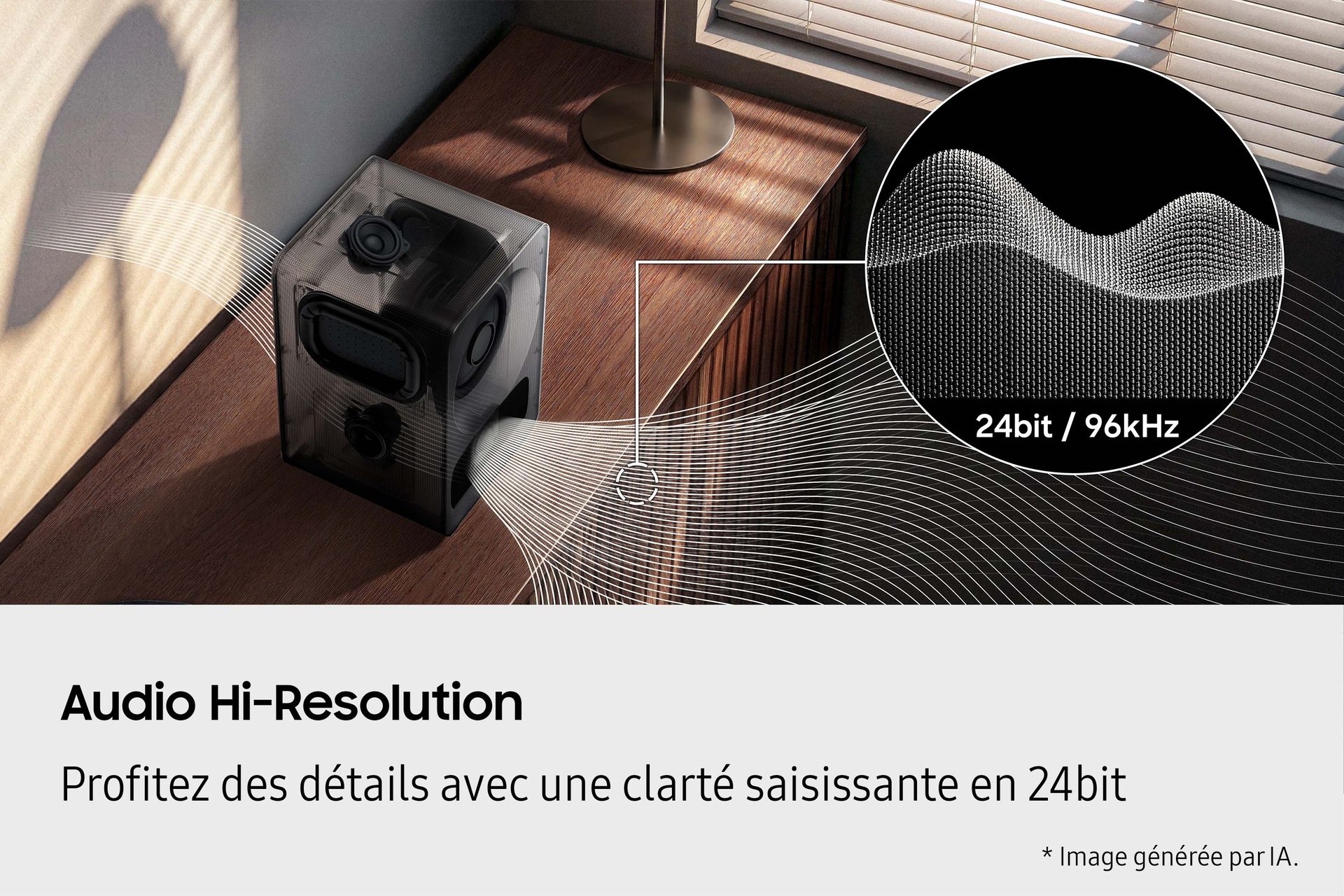 Music Studio 7 HW-LS70H Wi-Fi Bluetooth (2026) Noir - Audio Hi-Resolution