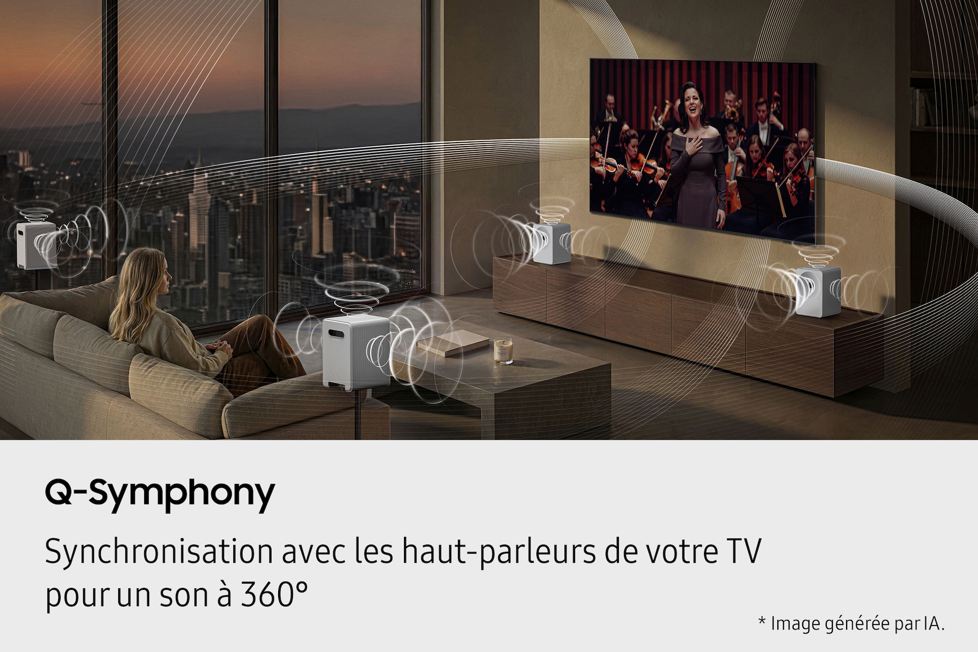 Music Studio 7 HW-LS71H Wi-Fi Bluetooth (2026) Blanc - Q-Symphony