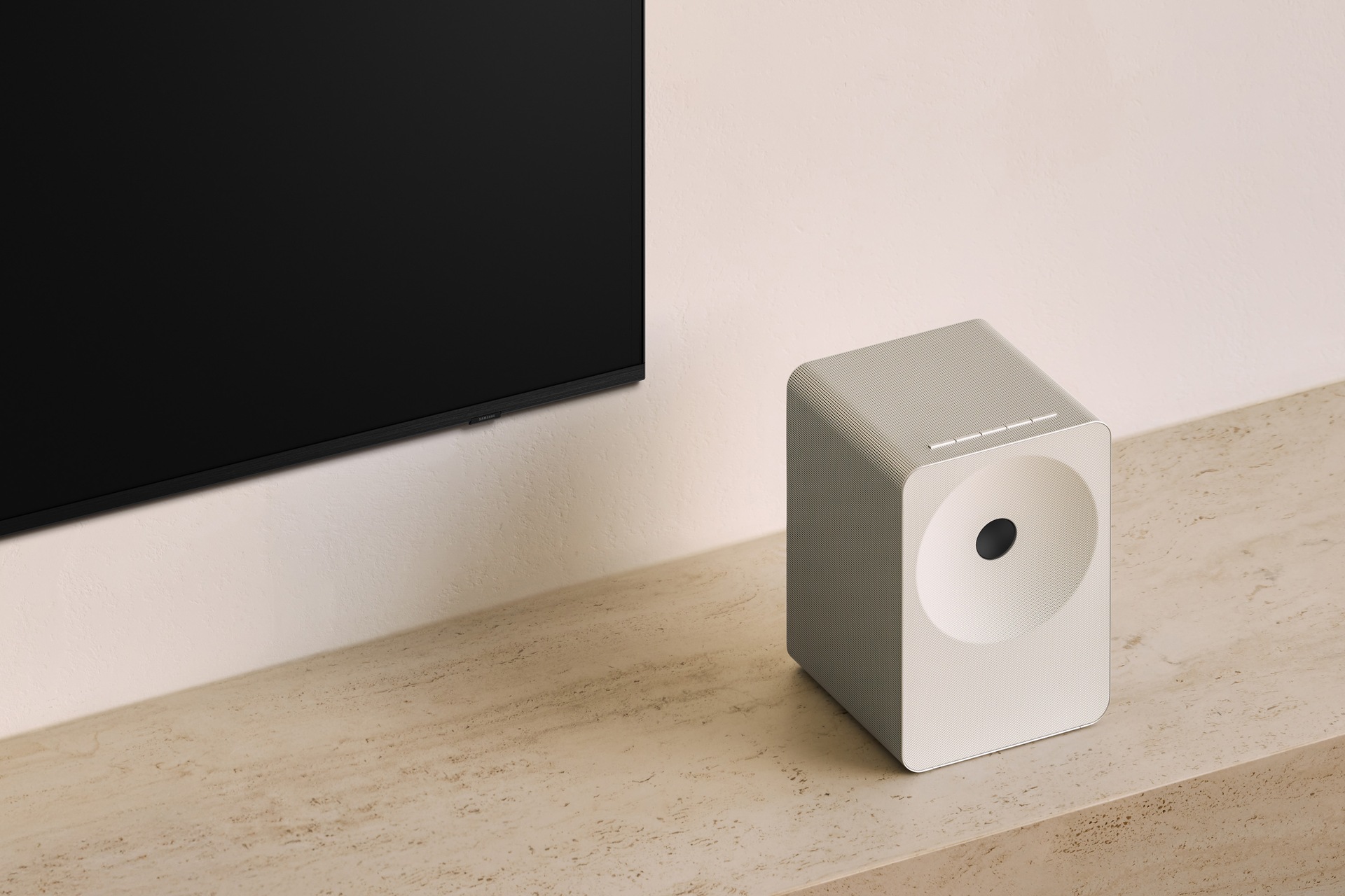 Music Studio 7 HW-LS71H Wi-Fi Bluetooth (2026) Blanc - Meuble