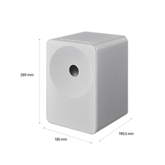 Music Studio 7 HW-LS71H Wi-Fi Bluetooth (2026) Blanc - Dimension