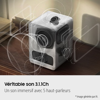 Music Studio 7 HW-LS71H Wi-Fi Bluetooth (2026) Blanc - Haut-parleur