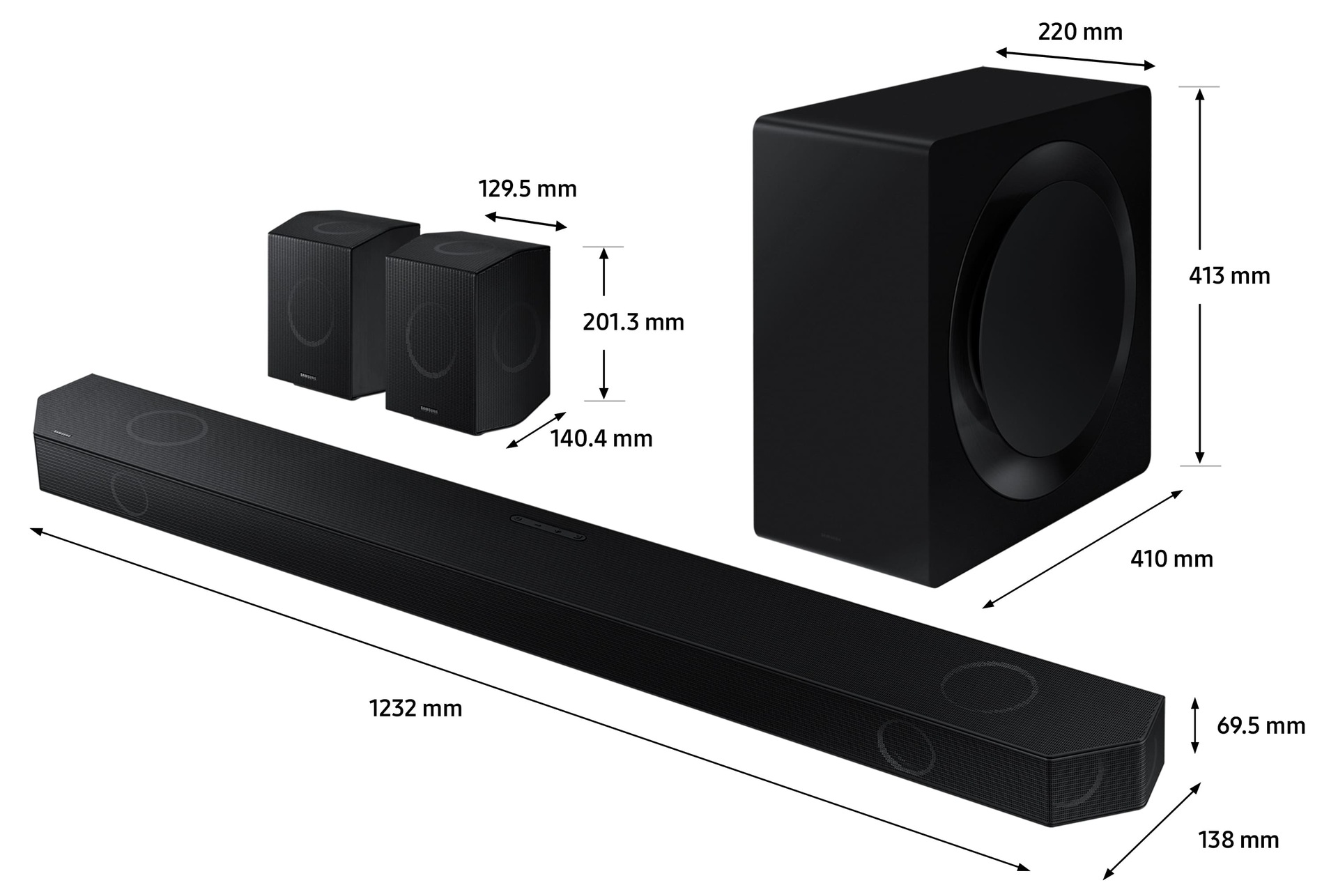 HW-Q995D/XE , Barre de son Q-Series HW-Q995D/XE 11.1.4ch 2024