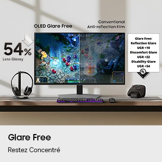 Ecran Gaming Odyssey OLED G8 G80SH 27" 4K 240Hz Argenté