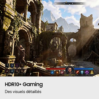   Écran Gaming Samsung Odyssey G8 – Dual Mode G80HF 5K 180Hz / QHD 360Hz Noir