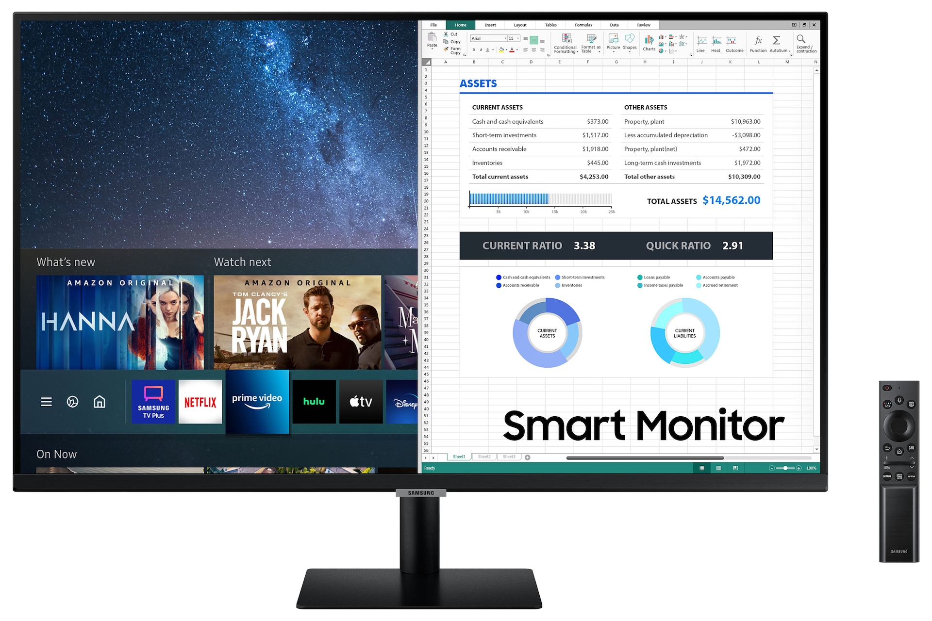 Przednia czarna 1, Smart Monitor M7 32