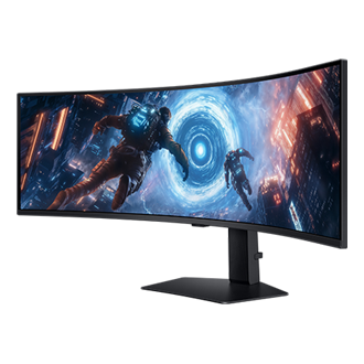 Ecran Gaming Odyssey Incurvé G9 - G91F 49'' - Dual QHD R-Perspective Black 