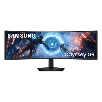Ecran Gaming Odyssey Incurvé G9 - G91F 49'' - Dual QHD Front2 Black 