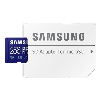 Samsung Pro Plus Mb-md256ka 256gb Memory Card Bleu - Carte SD, microSD -  Achat moins cher