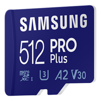 Samsung Carte Micro SD 512 Go Pro Ultimate avec adaptateur pas cher 