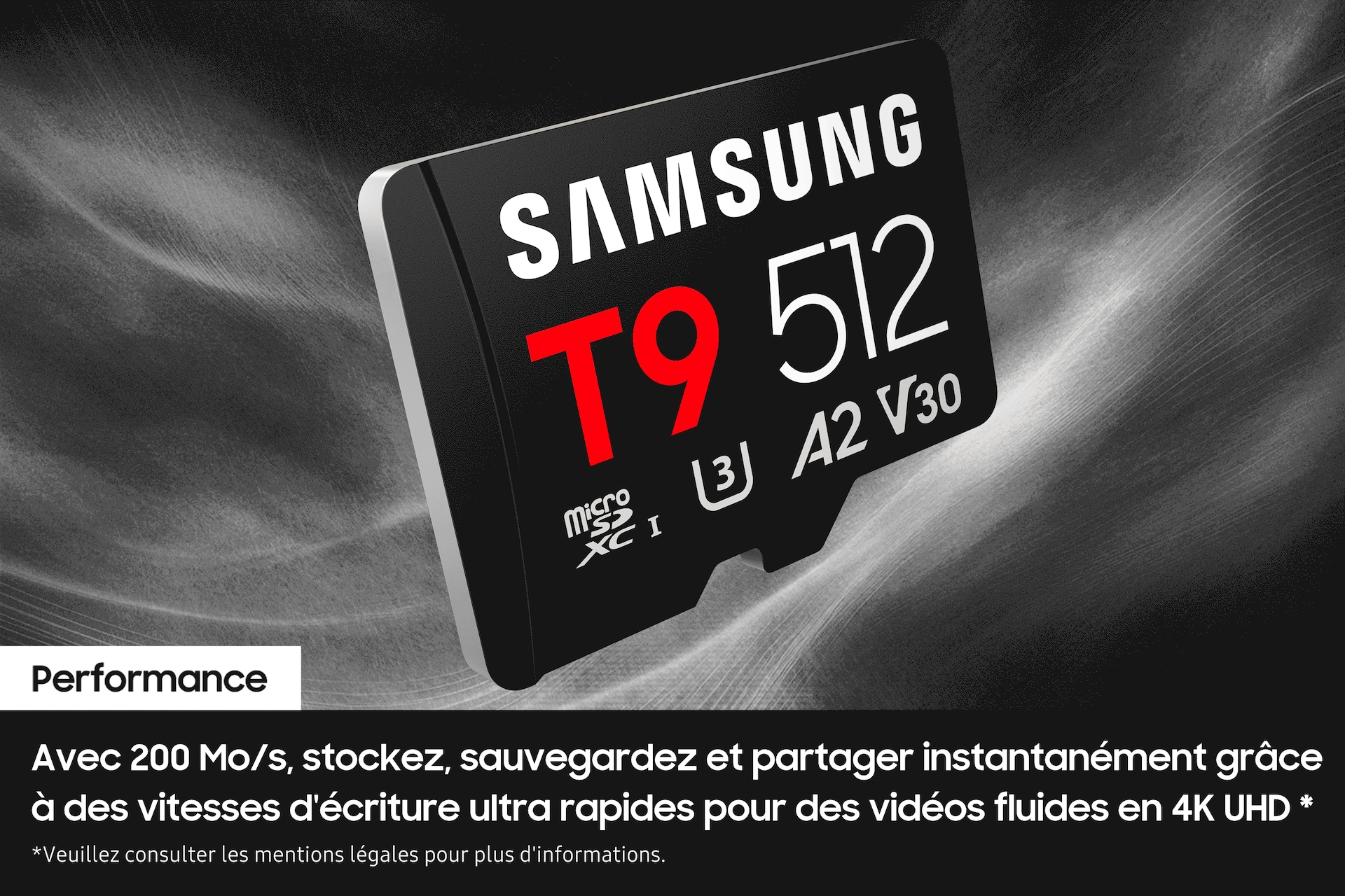 Carte microSDXC™ UHS-I 128 Go Noir