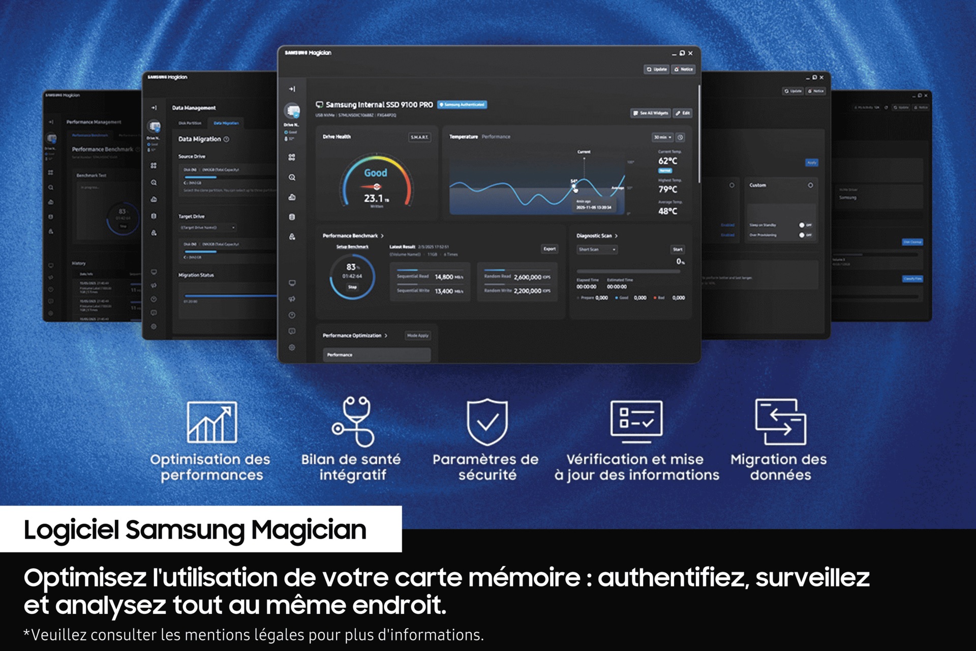 Carte microSDXC™ UHS-I 128 Go Noir
