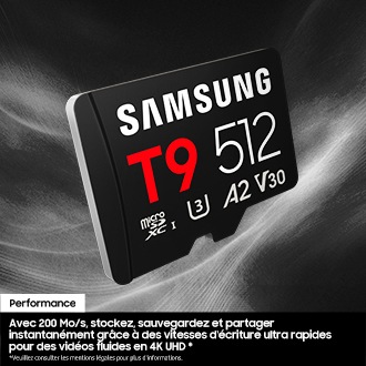 Carte microSDXC™ UHS-I 128 Go Noir