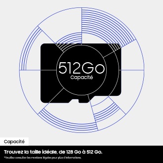 Carte microSDXC™ UHS-I 128 Go Noir