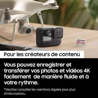 Carte microSD P9 Express 256 Go Blanc