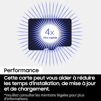 Carte microSD P9 Express 512 Go Blanc