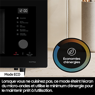 Micro-ondes combiné Samsung 32L - Air Fry - Arrêt plateau tournant - Désodorisation - Blanc - 900W - Plat croustilleur & Cocotte vapeur - MC32DB7746KE White