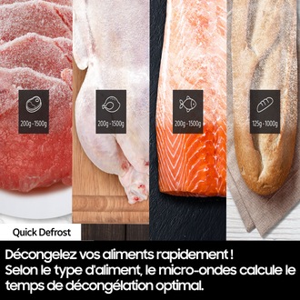 Micro-Ondes Encastrable Gril Air Fry 23L Gray