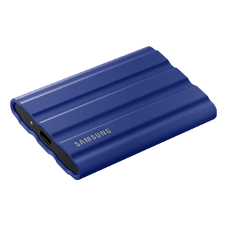 Disque SSD Externe Samsung Portable T7 Shield MU-PE2T0R/EU USB Type C 2 To  Bleu