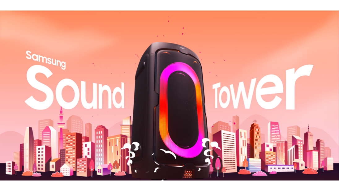 video enceinte Sound Tower 160 W noir
