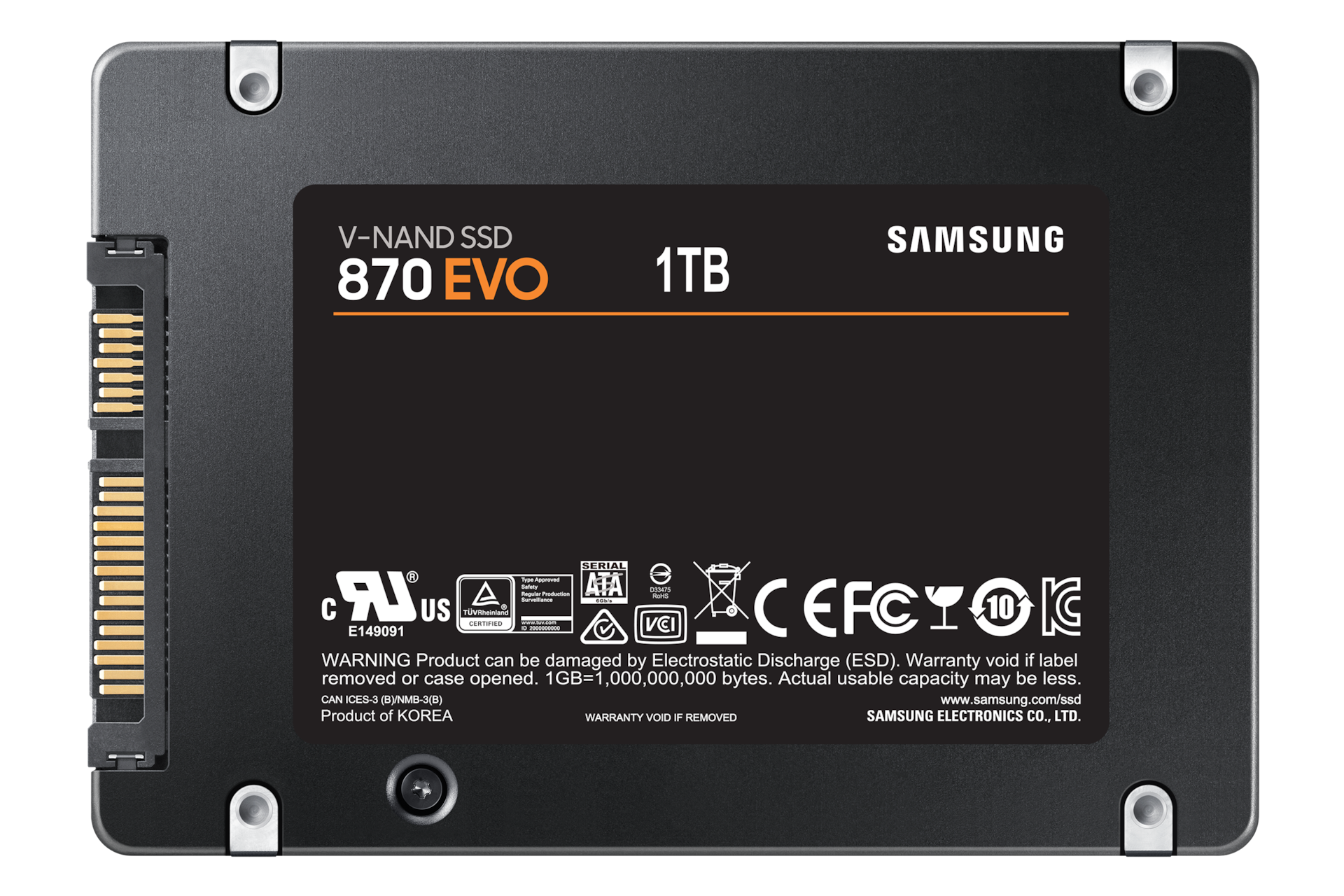870 EVO SATA 2,5'' SSD 500 Go, MZ-77E500B/EU