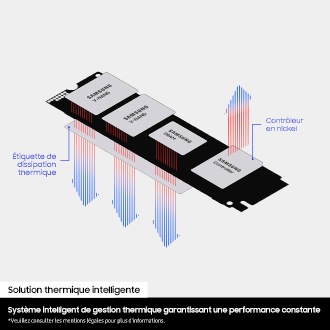 SSD 990 PRO NVMe M.2 PCIe 4.0 1 To Noir