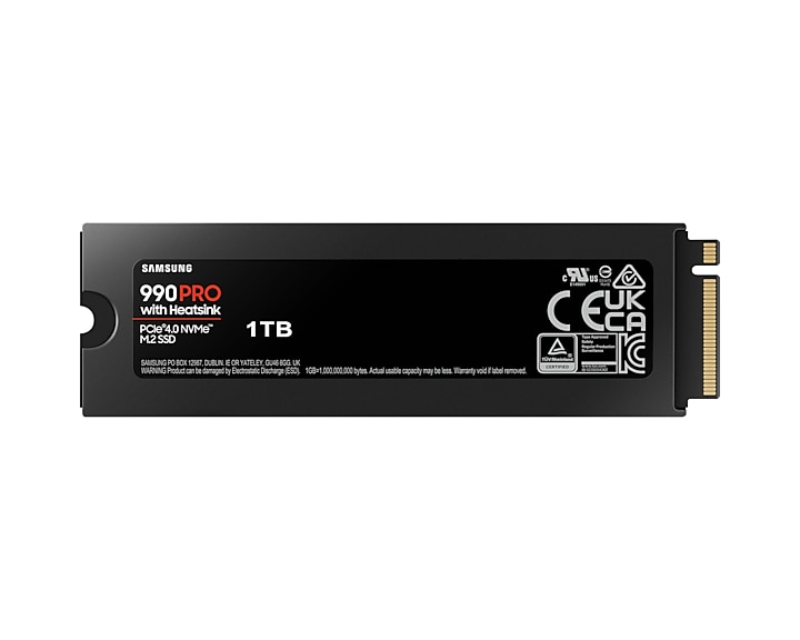 SSD 990 PRO avec dissipateur NVMe M.2 PCIe 4.0 1To