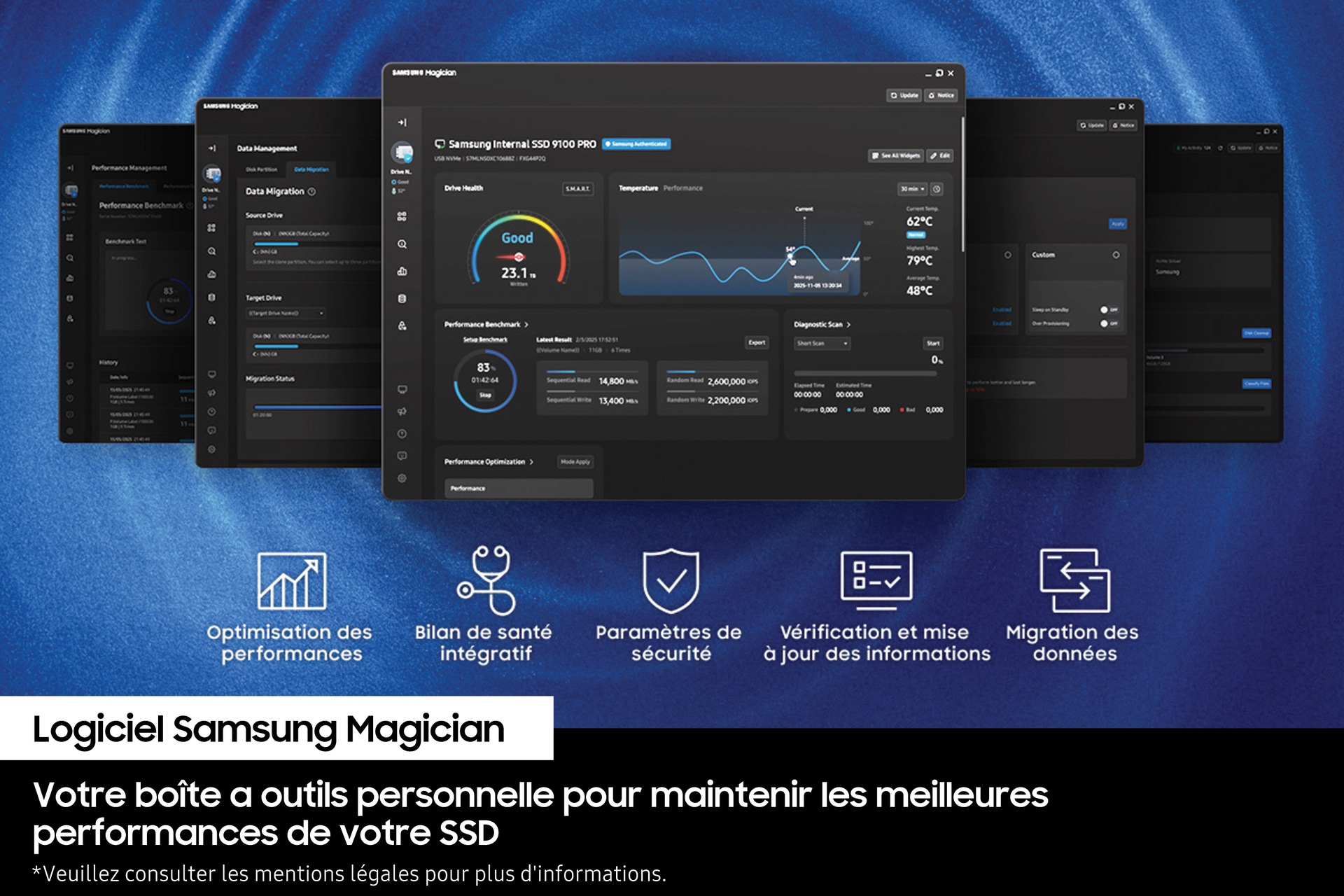 SSD 990 PRO NVMe M.2 PCIe 4.0 4 To Noir