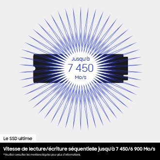 SSD 990 PRO NVMe M.2 PCIe 4.0 4 To Noir