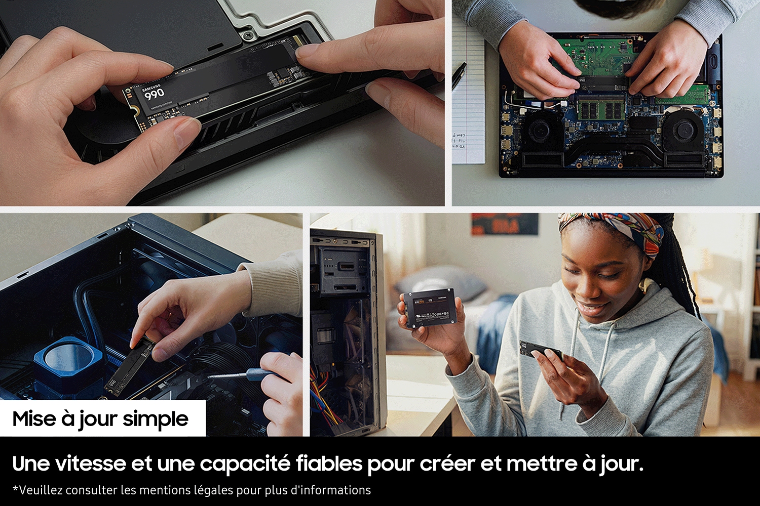 SSD Interne 990 Noir